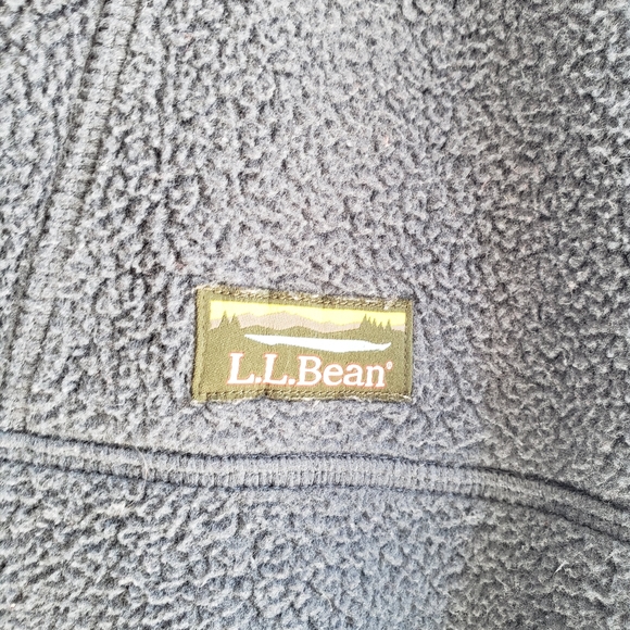 L. L. Bean Mens 1/4 Zip Pullover Outerwear Sweater Blue Long Sleeve XXL Tall - Picture 6 of 13